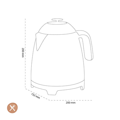 smeg - Hervidores | Crema | Década de 1950 | Hervidor estándar