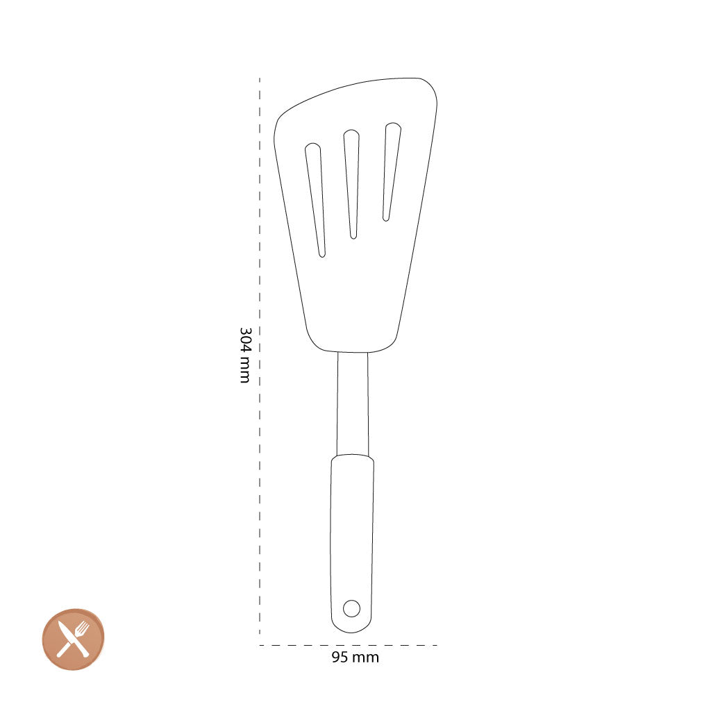 OXO Espátula para tortillas de silicona, 30 cm