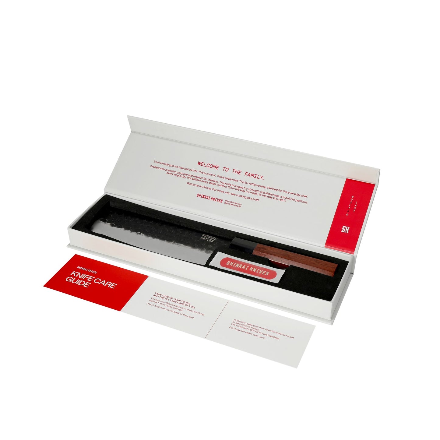 Shinrai Japón - Juego de cuchillos de Damasco Kurayami de 7 piezas