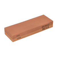 Piedra de afilar de doble cara Shinrai Knives - Grano 600/1500