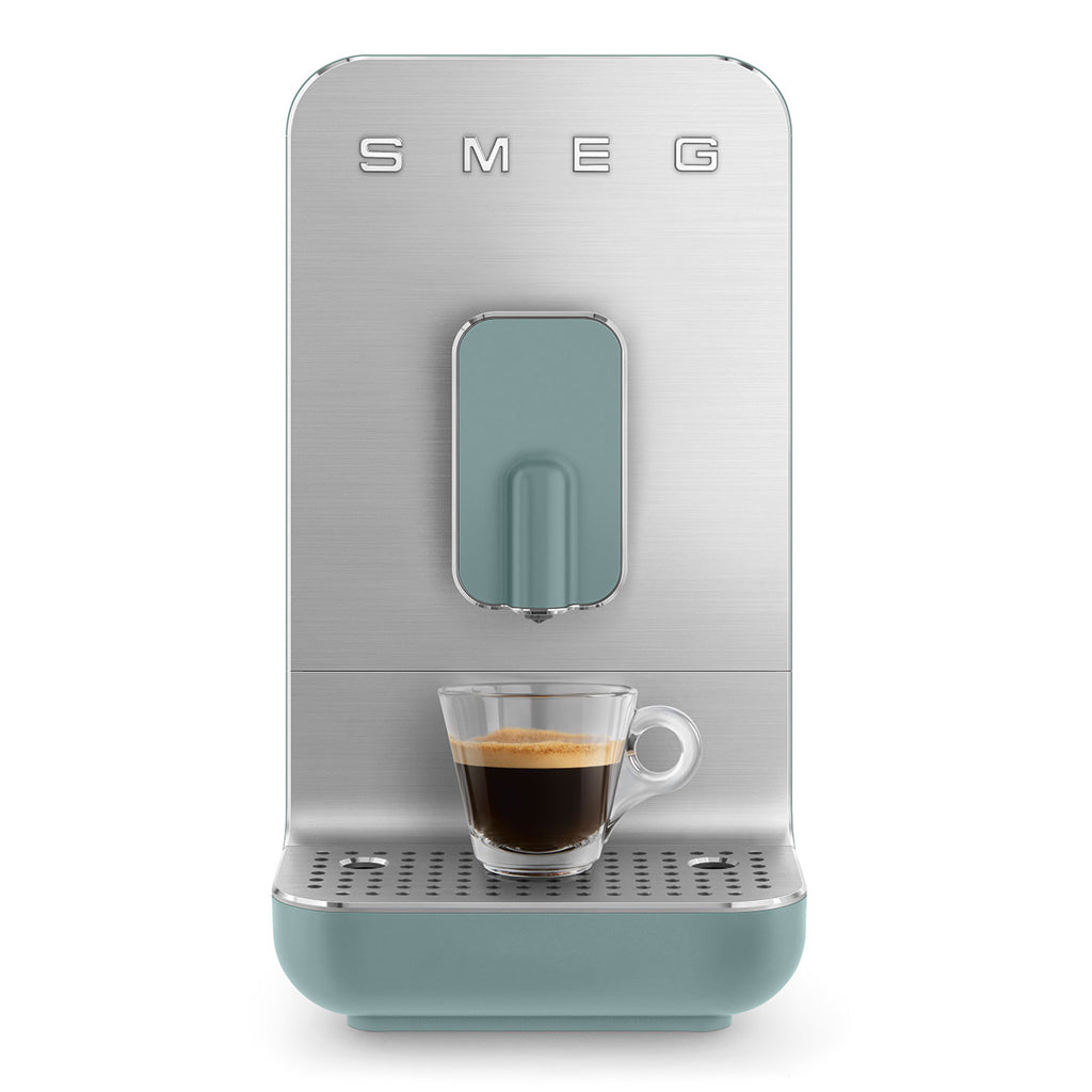 smeg - Máquina de café expreso | Verde esmeralda | Contemporáneo | cafetera automatica