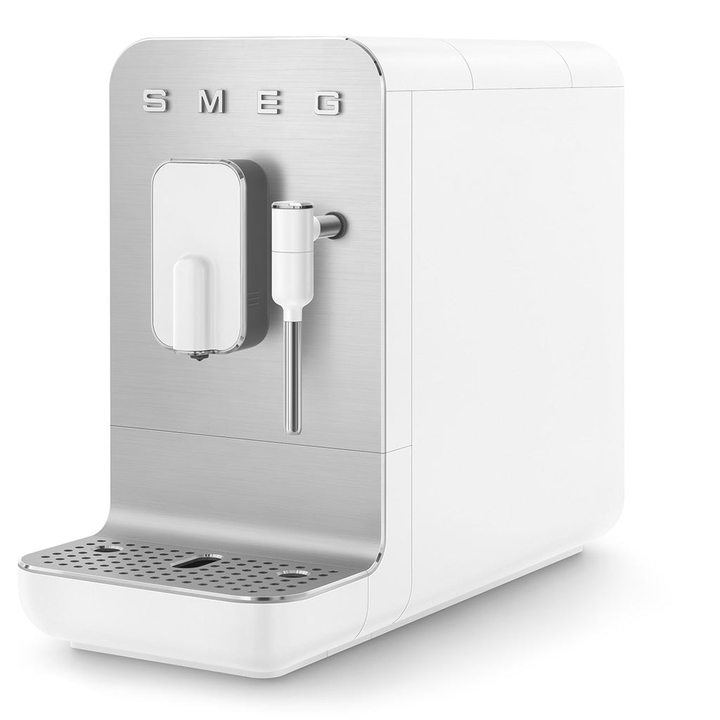 smeg - Máquina de café expreso | Blanco mate | Contemporáneo | cafetera automatica