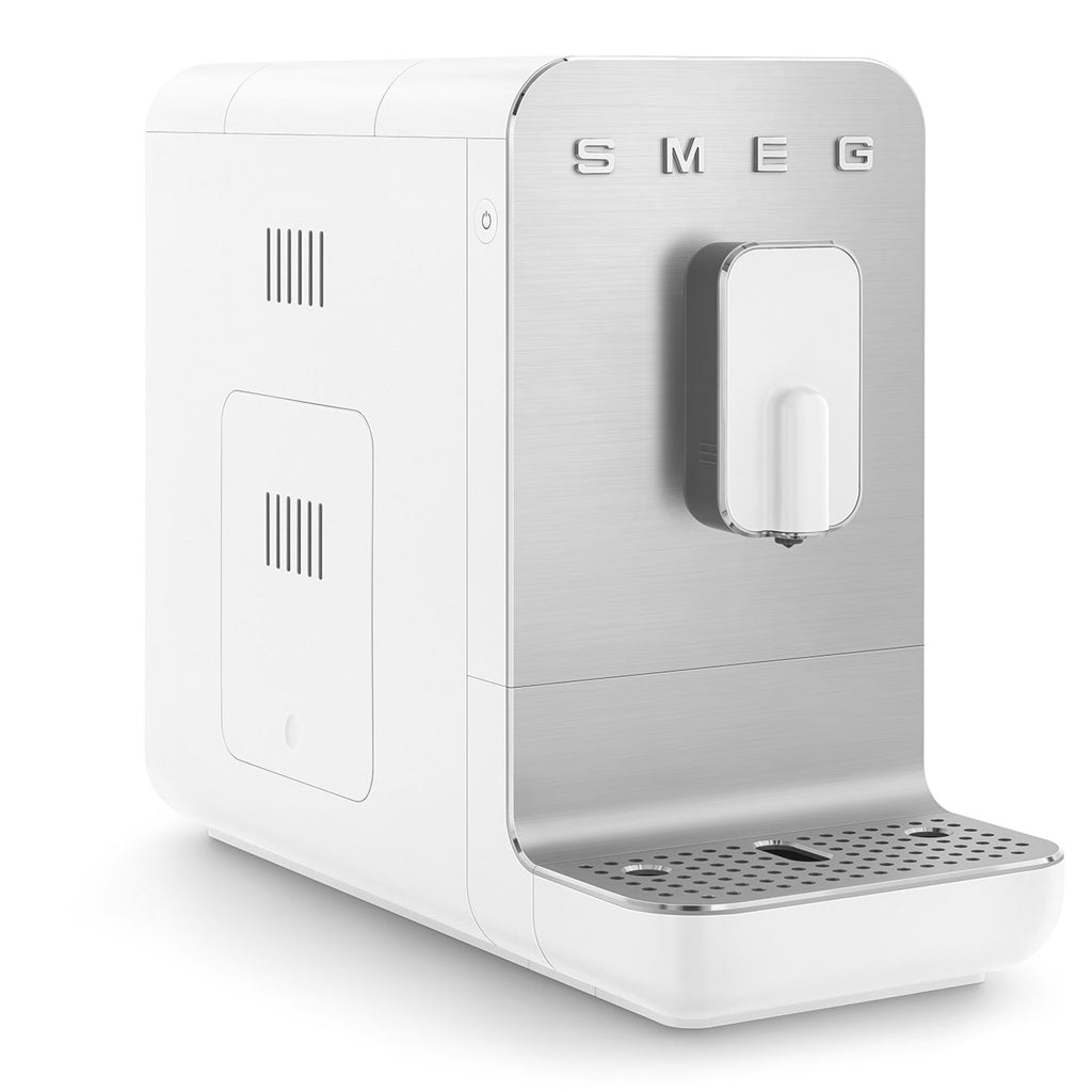 smeg - Máquina de café expreso | Blanco mate | Contemporáneo | cafetera automatica