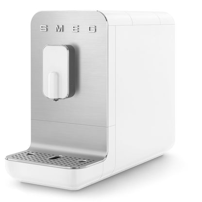 smeg - Máquina de café expreso | Blanco mate | Contemporáneo | cafetera automatica