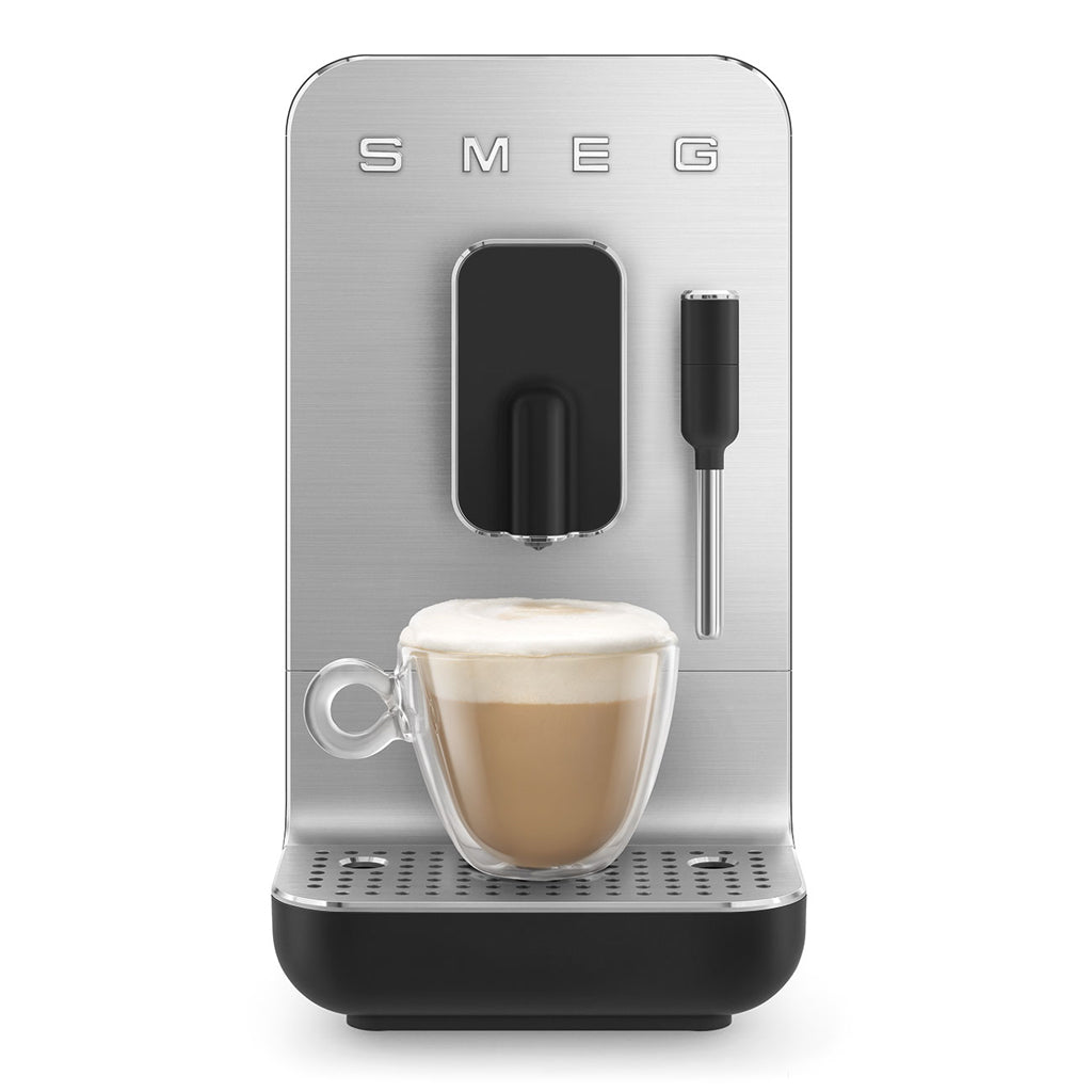 smeg - Máquina de café expreso | Blanco mate | Contemporáneo | cafetera automatica