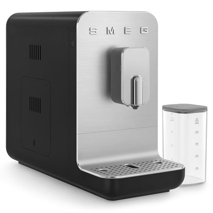 smeg - Máquina de café expreso | Blanco mate | Contemporáneo | cafetera automatica