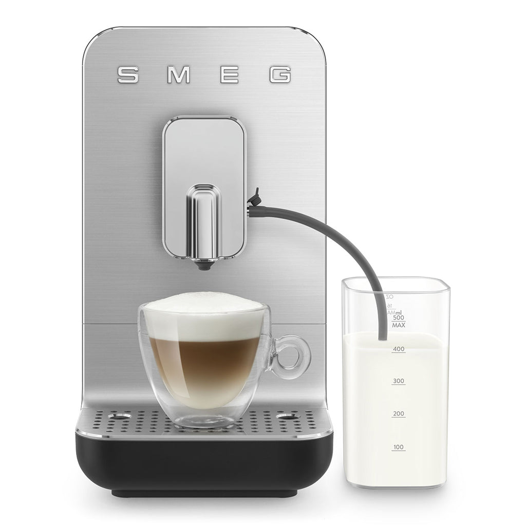 smeg - Máquina de café expreso | Blanco mate | Contemporáneo | cafetera automatica