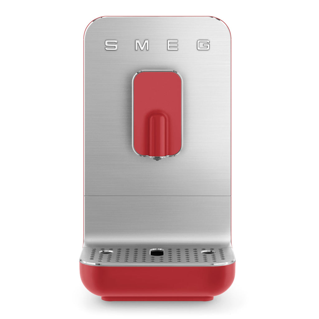 smeg - Máquina de café expreso | Rojo | Contemporáneo | cafetera automatica