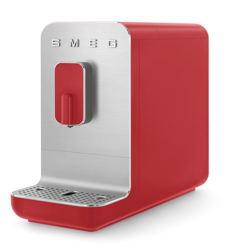 smeg - Máquina de café expreso | Rojo | Contemporáneo | cafetera automatica