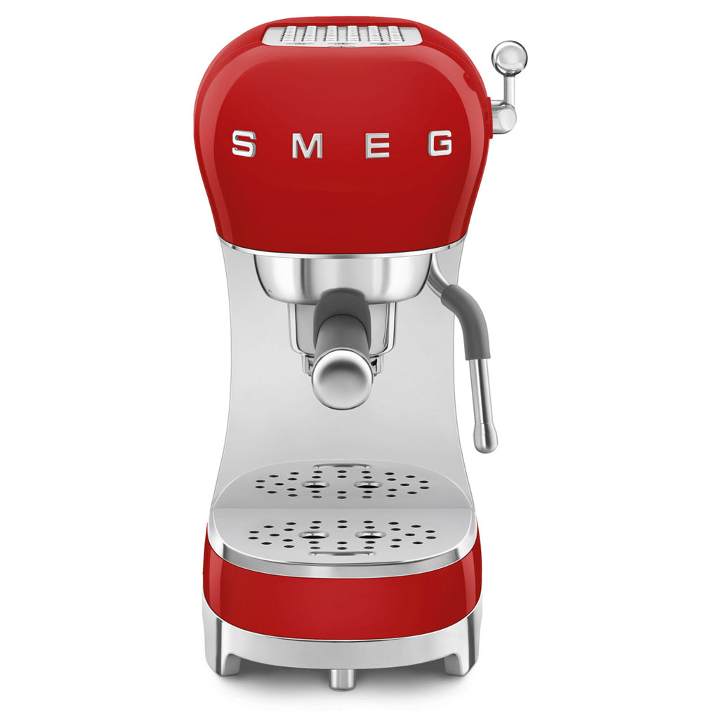 smeg - Máquina de café expreso | Rojo | Década de 1950 | Cafetera espresso manual