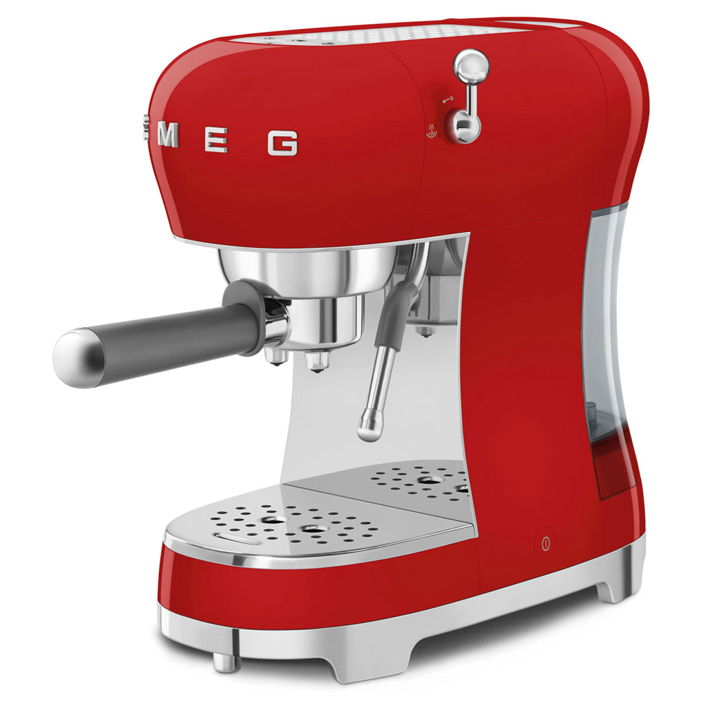 smeg - Máquina de café expreso | Rojo | Década de 1950 | Cafetera espresso manual