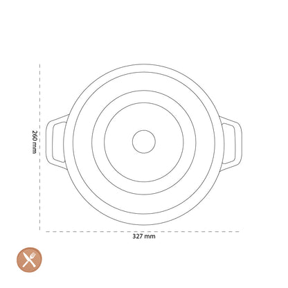 Staub - Olla La Cocotte 26 cm - Eucalipto