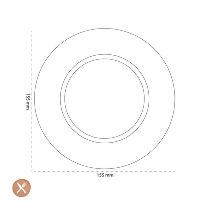 Villeroy & Boch - Roca de fabricación - Plato pan y mantequilla 16cm