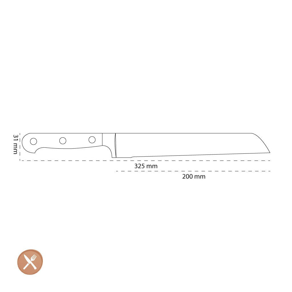 Zwilling - Cuchillo para pan Prof S 200 mm