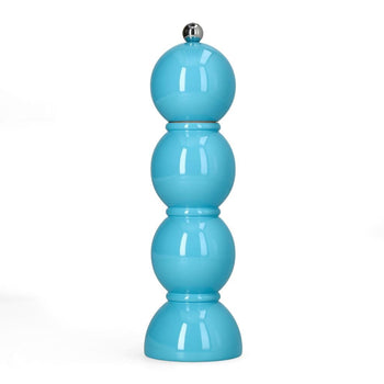 Addison Ross - Molinillo de pimienta y sal de bobina Aqua 24 cm Molinillo de pimienta y sal Addison Ross