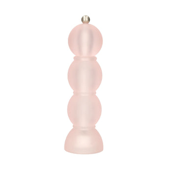 Moulin à poivre et sel Addison Ross - Bobbin Rose pâle givré 24 cm