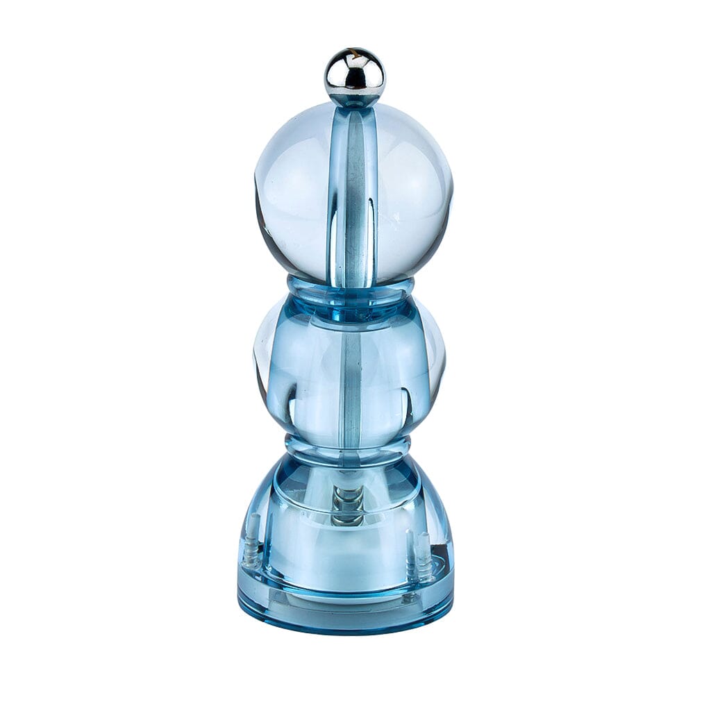 Addison Ross - Molinillo de sal y pimienta de bobina azul hielo de 14 cm. Molinillo de sal y pimienta Addison Ross