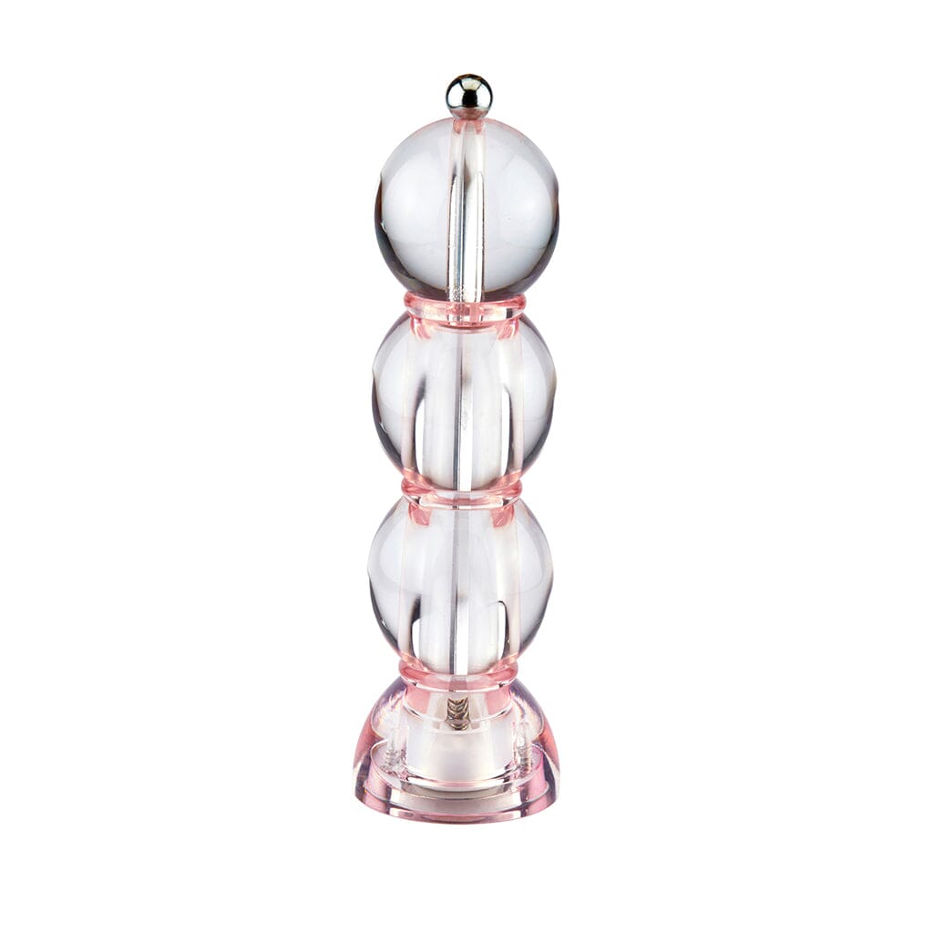Molinillo de pimienta y sal Bobbin de Addison Ross, color rosa pálido, 24 cm.