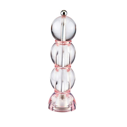 Molinillo de pimienta y sal Bobbin de Addison Ross, color rosa pálido, 24 cm.