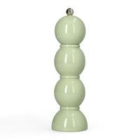 Molinillo de pimienta y sal de bobina Addison Ross Sage de 24 cm. Molinillo de pimienta y sal Addison Ross