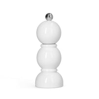 Addison Ross - Molinillo de pimienta y sal de bobina blanco de 14 cm. Molinillo de pimienta y sal Addison Ross