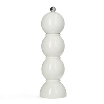 Addison Ross - Molinillo de pimienta y sal de bobina blanco de 24 cm. Molinillo de pimienta y sal Addison Ross