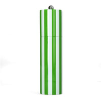 Addison Ross - Molinillo de pimienta y sal con rayas de columna, hoja y blanco, 24 cm, molinillo de pimienta y sal Addison Ross