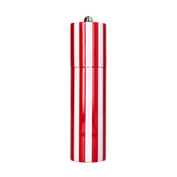 Addison Ross - Molinillo de sal y pimienta con rayas rojas y blancas de 24 cm