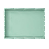 Addison Ross - Dienblad Scalloped - Cherry/Eau de Nill - 28x20 cm Dienblad Addison Ross 