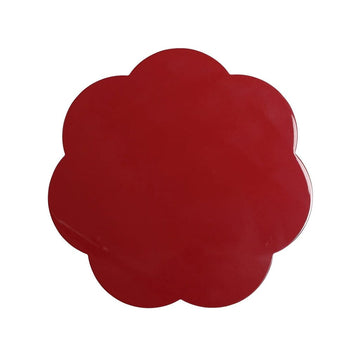 Addison Ross - Juego de manteles individuales 4 piezas Borgoña 26x26cm Mantel individual Addison Ross