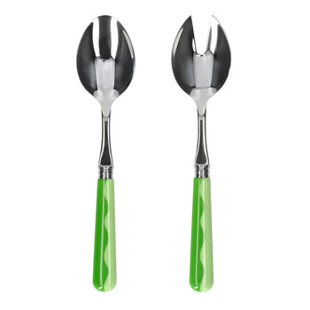 Addison Ross - Cubiertos para ensalada Wave - Cubiertos para ensalada Leaf &amp; Apple Addison Ross