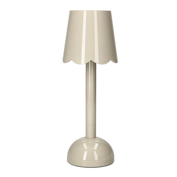 Lámpara de mesa LED Addison Ross Scallop - Capuchino - 28 cm
