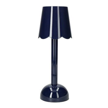 Lámpara de mesa LED Addison Ross con forma de concha - Azul marino - 28 cm.