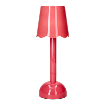 Lámpara de mesa LED Addison Ross Scallop - Sandía - 28 cm