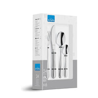 Amefa - Juego de cubiertos Ariane de 24 piezas - Plateado Juego de cubiertos Amefa