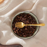 Amefa - Austin 6 cucharaditas - Cucharillas de oro mate Amefa