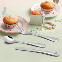 Amefa - Cubiertos Infantiles Oso 3 piezas Cubiertos Infantiles Amefa