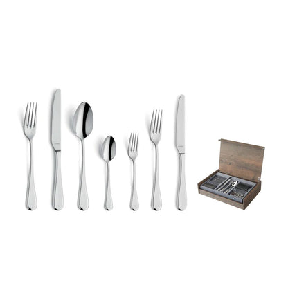 Amefa - Drift 84-delige Bestekset 12 Personen - Zilver Bestekset Amefa 