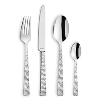 Amefa - Juego de cubiertos Felicity de 24 piezas - Juego de cubiertos plateados Amefa