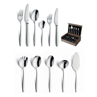Amefa - Florence - Coffret de couverts 24 pièces pour 6 personnes, finition brillante, présenté dans un luxueux coffret.