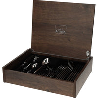 Amefa - Juego de cubiertos Florence de 24 piezas - Plateado Juego de cubiertos Amefa