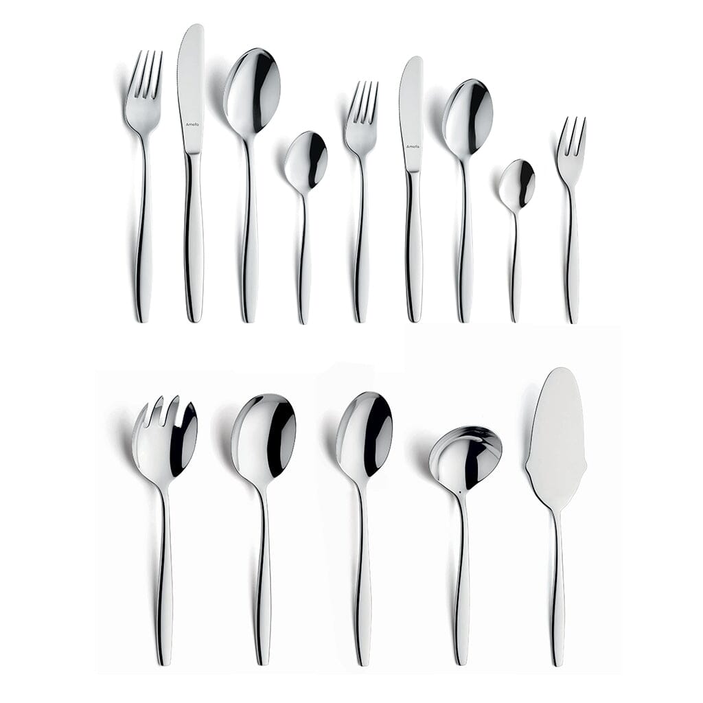 Amefa - Florence - Ménagère 60 pièces pour 6 personnes - Finition brillante - Couleur argent