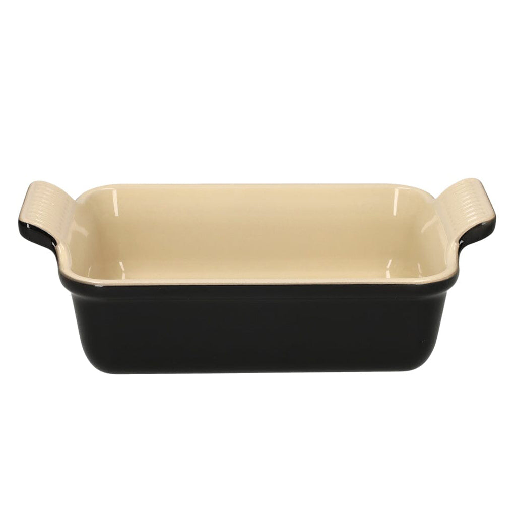 LeCreuset - Fuente de horno rectangular Ébano negro 32x24cm 3,1l