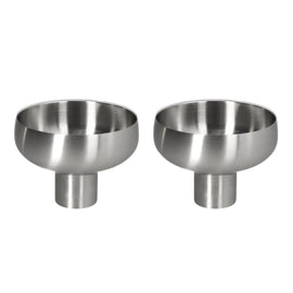 Blomus - Koyoi Coupe Glass - Juego de 2 vasos de acero inoxidable mate para beber Blomus