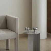 Blomus - Koyoi Coupe Glass - Juego de 2 vasos de acero inoxidable mate para beber Blomus