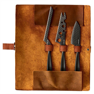 Boska - Juego de cuchillos para queso Monaco+ Cuchillo para queso negro Boska