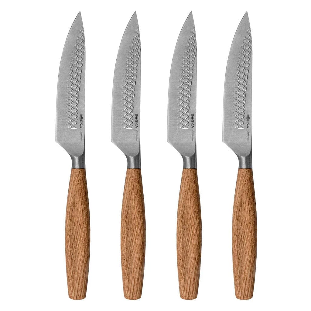 Boska - Cuchillos para carne Oslo+, juego de 4 cuchillos para carne Boska 
