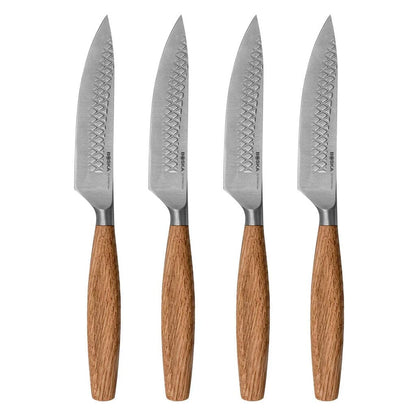 Boska - Cuchillos para carne Oslo+, juego de 4 cuchillos para carne Boska 
