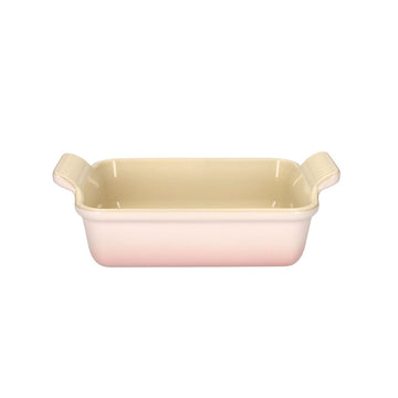 LeCreuset - Fuente de horno rectangular Concha Rosa 19x14cm 1,1l