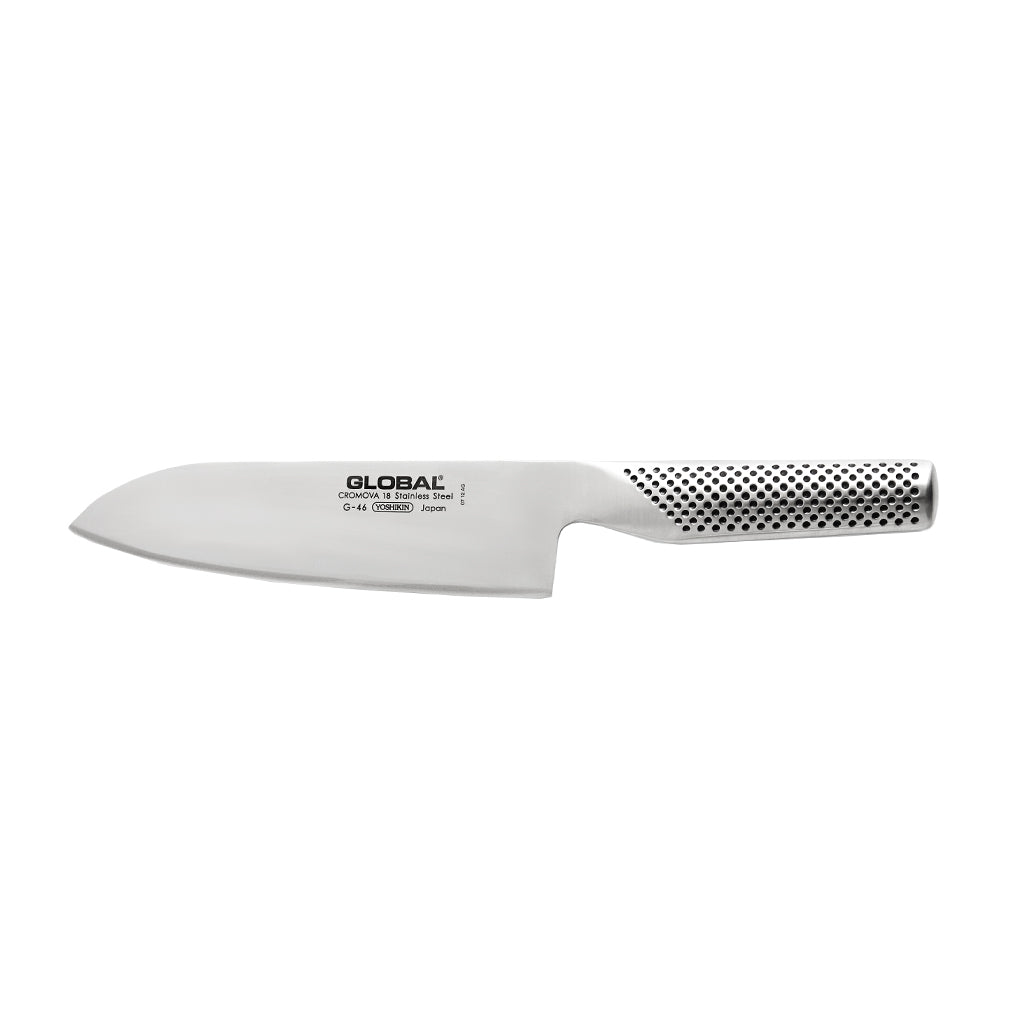 Global - G-46338 Cuchillo Santoku + Cuchillo para carne + Cuchillo mondador